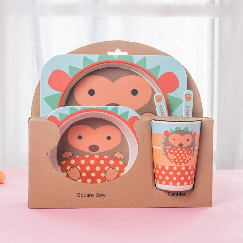 Service de Vaisselle pour Enfants – Motifs Animaux Mignons