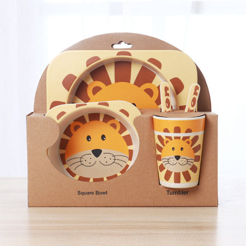 Service de Vaisselle pour Enfants – Motifs Animaux Mignons